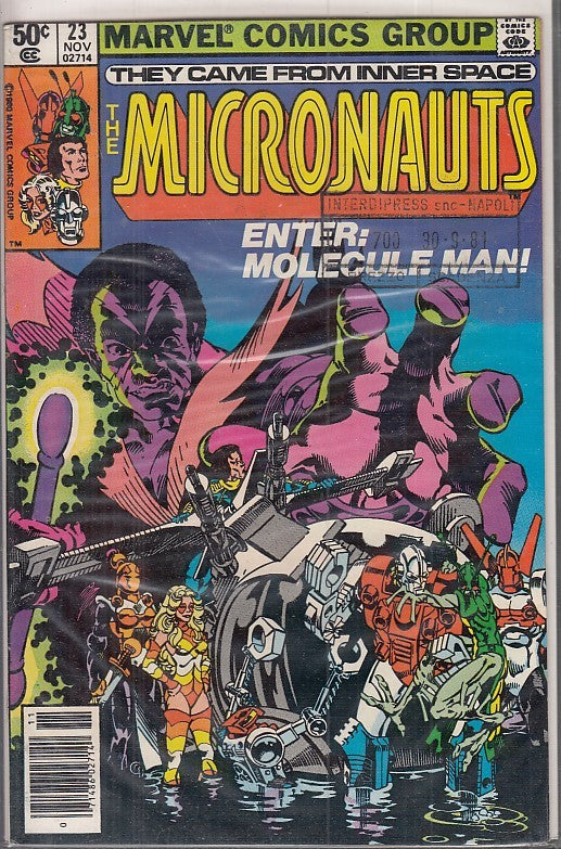FL- THE MICRONAUTS N.23 -- MARVEL COMICS USA - 1980 - S - PFX