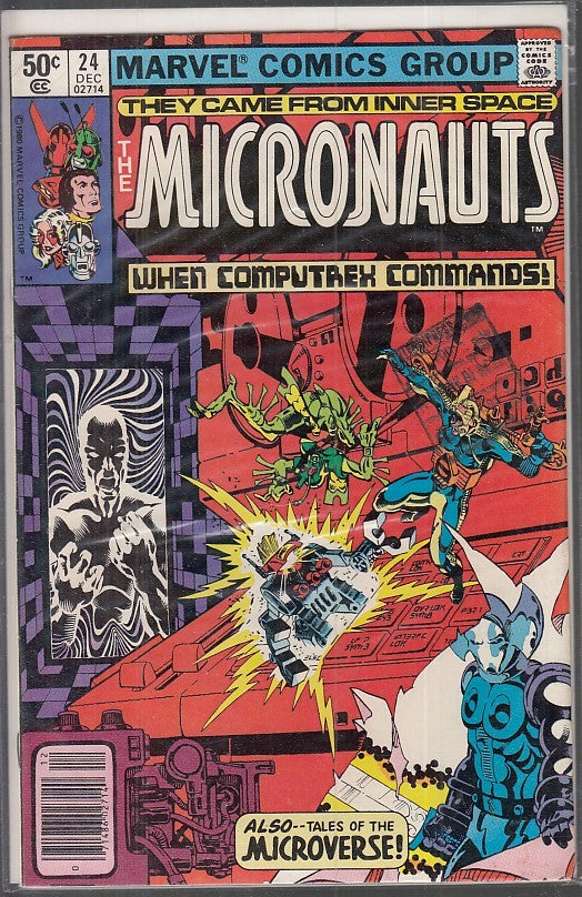 FL- THE MICRONAUTS N.24 -- MARVEL COMICS USA - 1980 - S - PFX