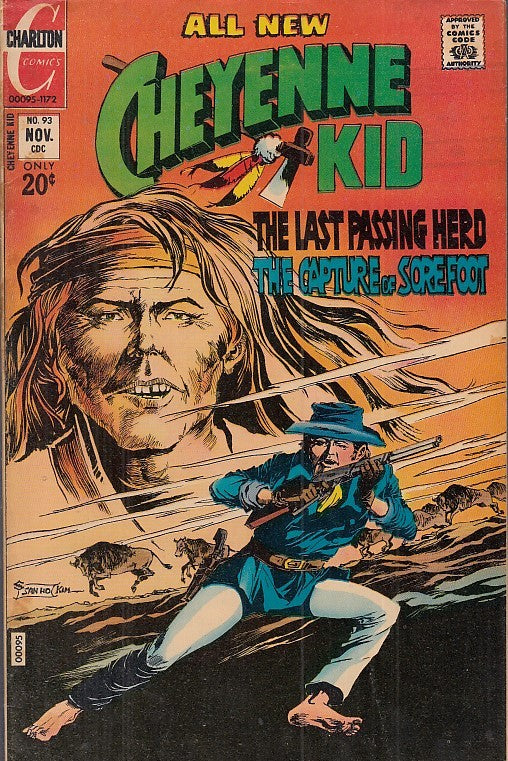 FL- ALL NEW CHEYENNE KID N.93 -- CHARLTON COMICS USA - 1972 - S- PFX