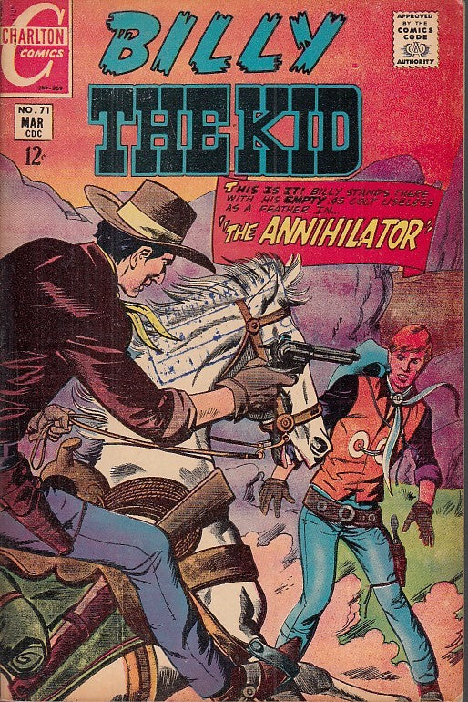 FL- BILLY THE KID N.71 -- CHARLTON COMICS USA - 1968 - S- PFX