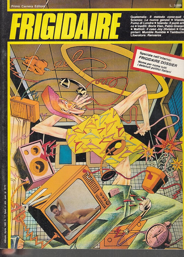 FR- RIVISTA FRIGIDAIRE N.17 -- PRIMO CARNERA - 1982 - S - PBX