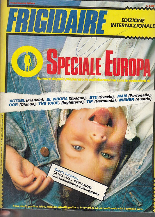FR- RIVISTA FRIGIDAIRE N.35/36 -- PRIMO CARNERA - 1983 - S - PBX