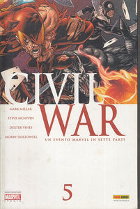 FS- CIVIL WAR 5 MARVEL MINISERIE -- PANINI - 2007 - B - PBX