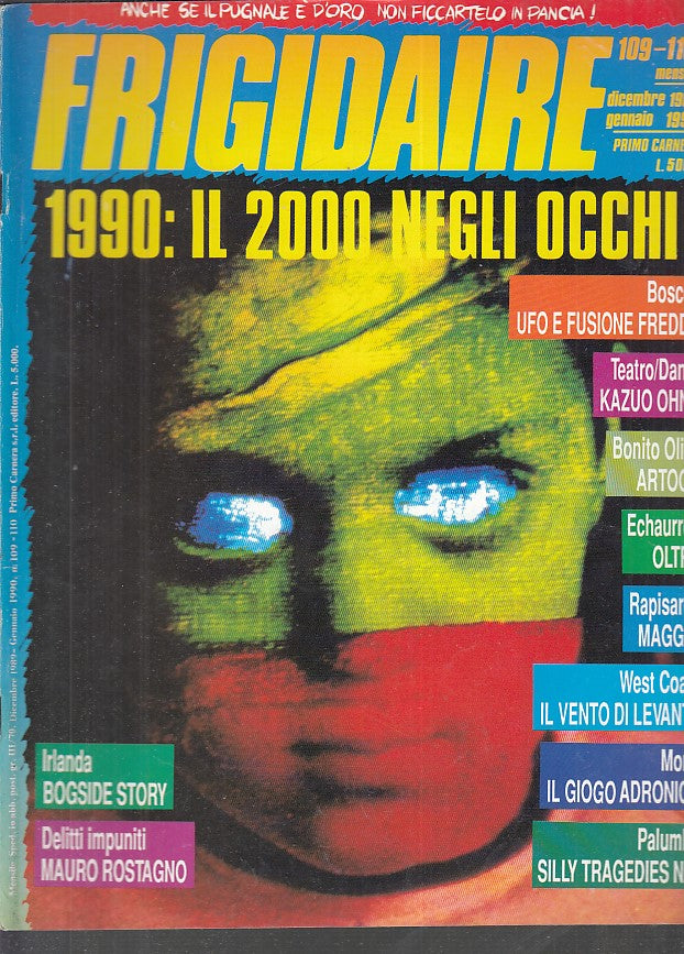 FR- RIVISTA FRIGIDAIRE N.109/110 -- PRIMO CARNERA - 1989 - S - PFX