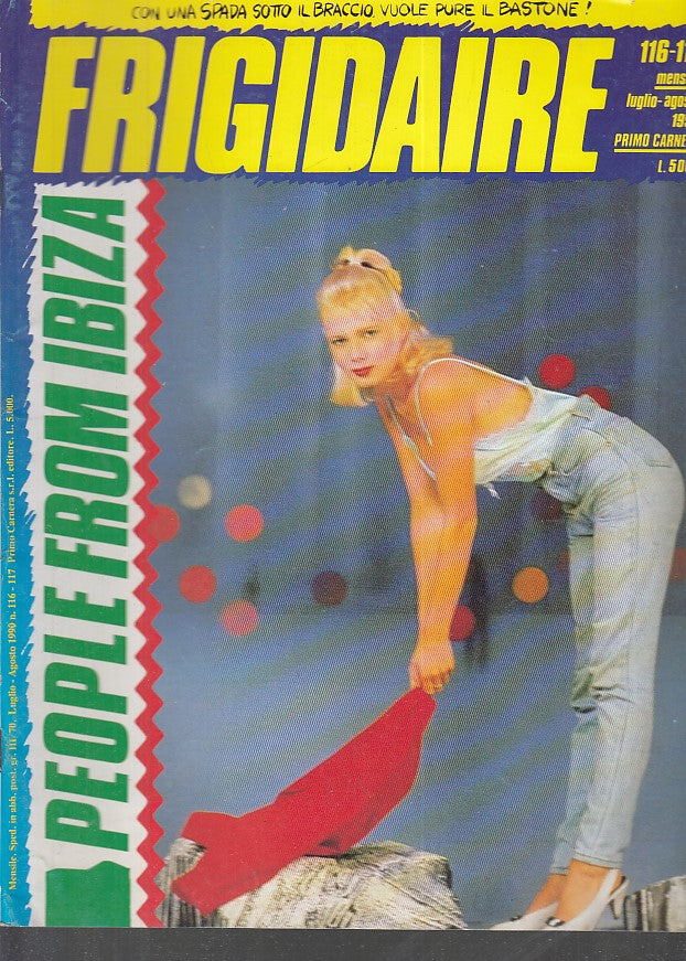 FR- RIVISTA FRIGIDAIRE N.116/117 -- PRIMO CARNERA - 1990 - S - PFX