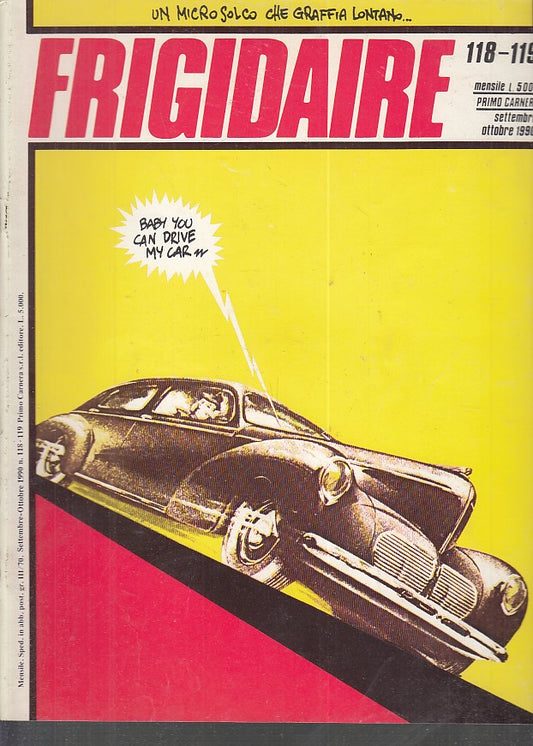 FR- RIVISTA FRIGIDAIRE N.118/119 -- PRIMO CARNERA - 1990 - S - PFX