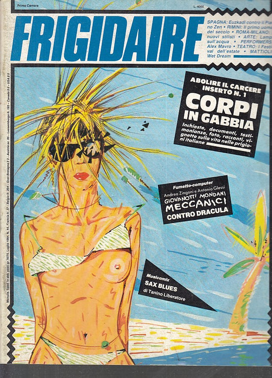 FR- RIVISTA FRIGIDAIRE N.44 -- PRIMO CARNERA - 1984 - S - PFX