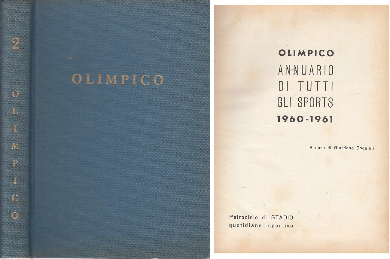 LC- OLIMPICO ANNUARIO DI TUTTI GLI SPORT 1960/61-- OLIMPIA --- 1960 - C - ZDS464