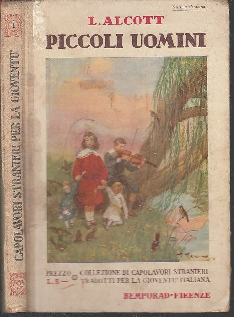 LB- PICCOLI UOMINI - ALCOTT FABBI - BEMPORAD --- 1937 - C - RGZ