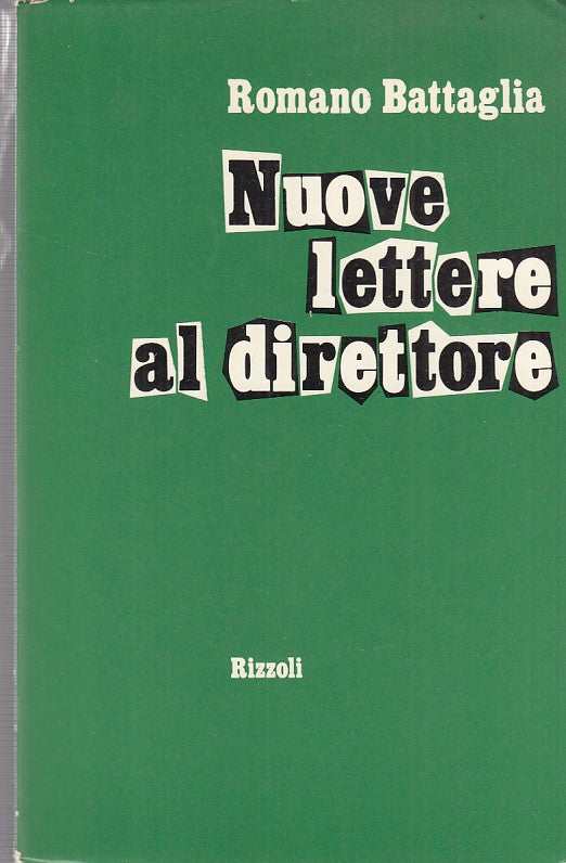 LZ- NUOVE LETTERE AL DIRETTORE- BATTAGLIA- RIZZOLI--- 1972- B- ZDS226