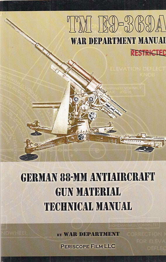 LM- GERMAN 88 M ANTIAICRAFT GUN MATERIAL-- PERISCOPE FILM--- 2013- B- ZDS52