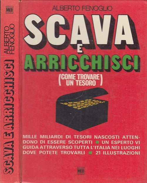 LZ- SCAVA E ARRICCHISCI COME TROVARE UN TESORO - FENOGLIO- MEB--- 1974- C- XDS21