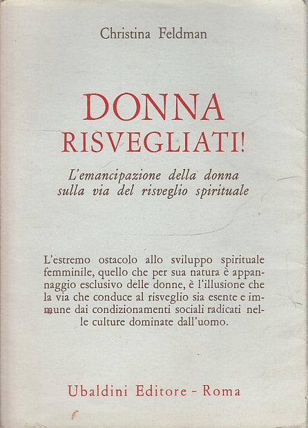 lz- DONNA RISVEGLIATI - CHRISTIAN FELDMAN - UBALDINI --- 1990 - B - XDS21