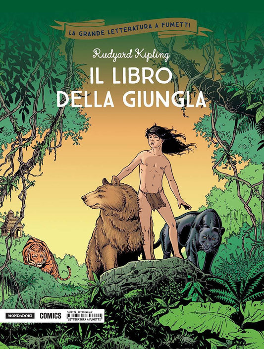 FV- GRANDE LETTERATURA A FUMETTI N.5 LIBRO DELLA GIUNGLA-- MONDADORI- 2018- C- PDX