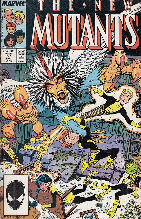 FL- NEW MUTANTS N.57 OTTIMO -- MARVEL COMICS USA - 1987 - S - PLX