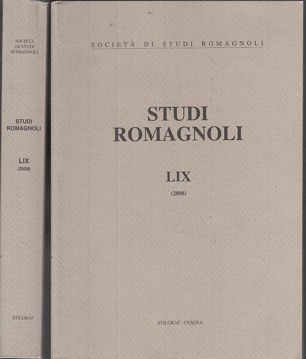 LS- STUDI ROMAGNOLI LIX - SOCIETA' STUDI - STILGRAF CESENA --- 2008- B- XDS23