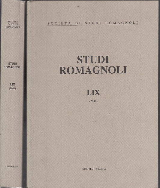 LS- STUDI ROMAGNOLI LIX - SOCIETA' STUDI - STILGRAF CESENA --- 2008- B- XDS23