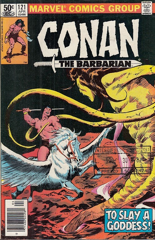 FL- CONAN THE BARBARIAN N.121 -- MARVEL COMICS USA - 1981 - S - PQX