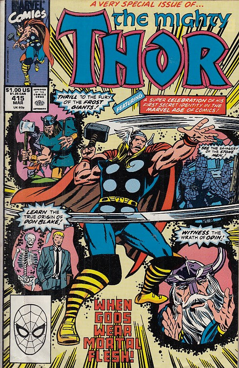 FL- THE MIGHTY THOR N.416 -- MARVEL COMICS USA - 1990 - S - PQX