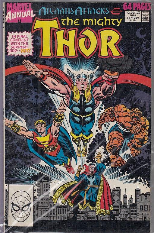 FL- THE MIGHTY THOR ANNUAL N.14 -- MARVEL COMICS USA - 1989 - S - PQX