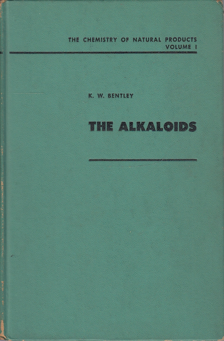 LZ- ALKALOIDS CHEMISTRY OF NATURAL PRODUCTS 1-- INTERSCIENCE--- 1957- C - YDS586