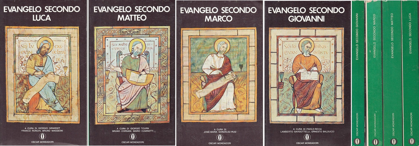 LD- EVANGELI 4 VOL. GIOVANNI LUCA MATTEO MARCO-- MONDADORI --- 1973 - B - YDS594