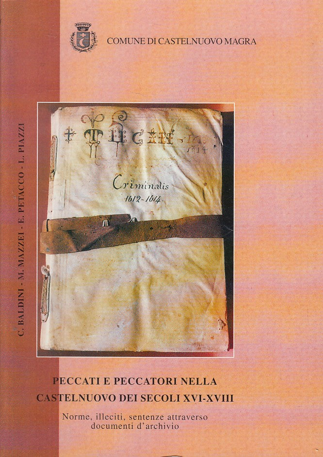 LS- PECCATI E PECCATORI NEI SECOLI XVI/XVIII-- CASTELNUOVO --- 1997 - B - YFS627