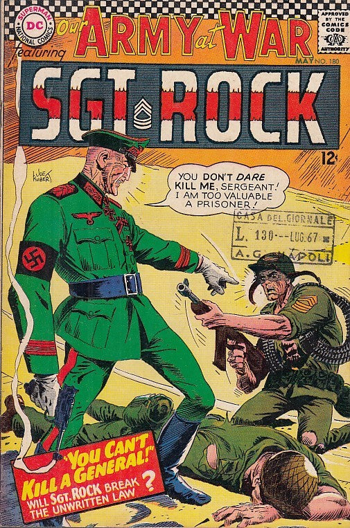 FL- OUR ARMY AT WAR SGT. ROCK N.180 -- DC COMICS USA - 1967 - S - PRX