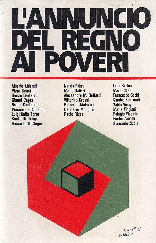 LD- L'ANNUNCIO DEL REGNO AI POVERI-- ELLE DI CI--- 1978- B- ZFF264