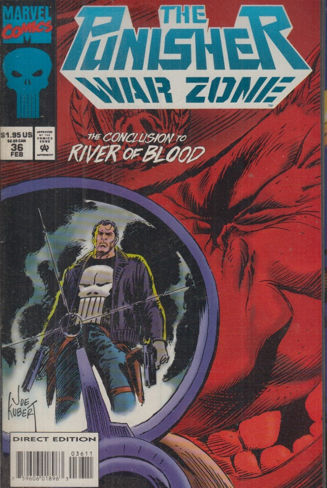 FL- THE PUNISHER WAR ZONE 31/36 RIVER OF BLOOD 1/6 -- MARVEL USA - 1994 - S- NQX