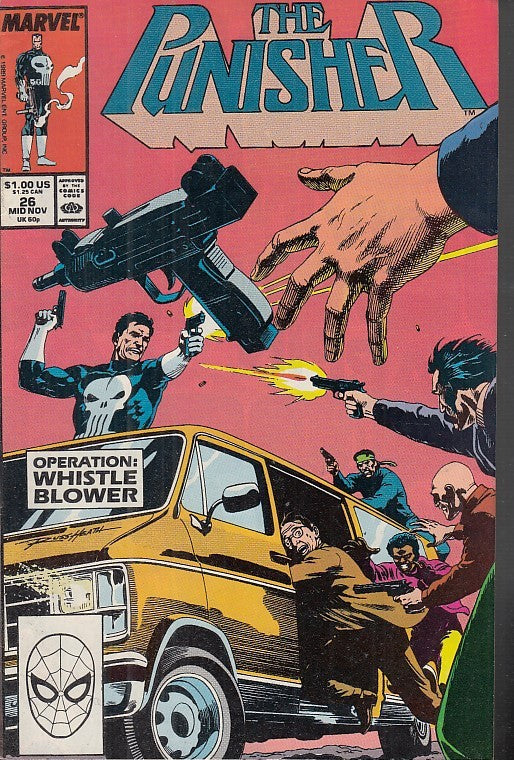 FL- THE PUNISHER N.26 IN LINGUA ORIGINALE -- MARVEL COMICS USA - 1989 - S - NQX