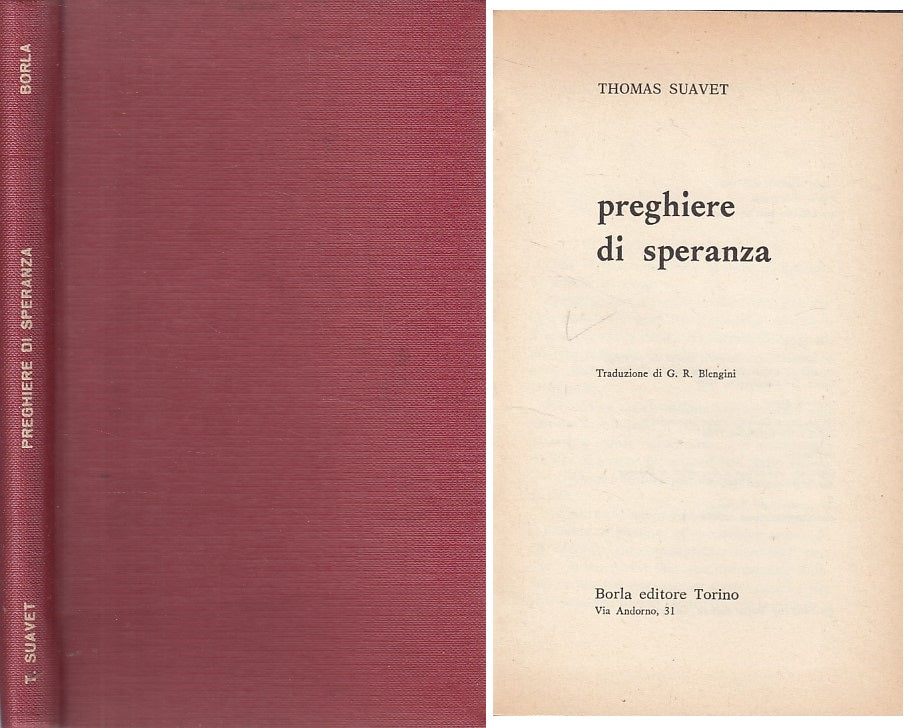LD- PREGHIERE DI SPERANZA - SUAVET - BORLA - SUPERASCETICA -- 1963 - C - YFS602