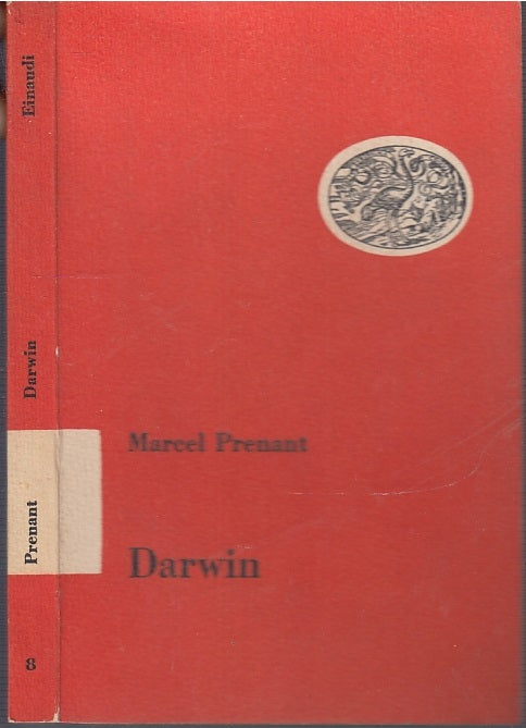 LN- DARWIN - MARCEL PRENANT - EINAUDI - SCIENTIFICO LETTERARIA -- 1949- B- XFS34