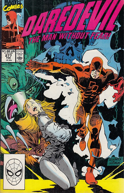 FL- DAREDEVIL N.277 THE MAN WITHOUT FEAR -- MARVEL COMICS USA - 1990 - S - NQX