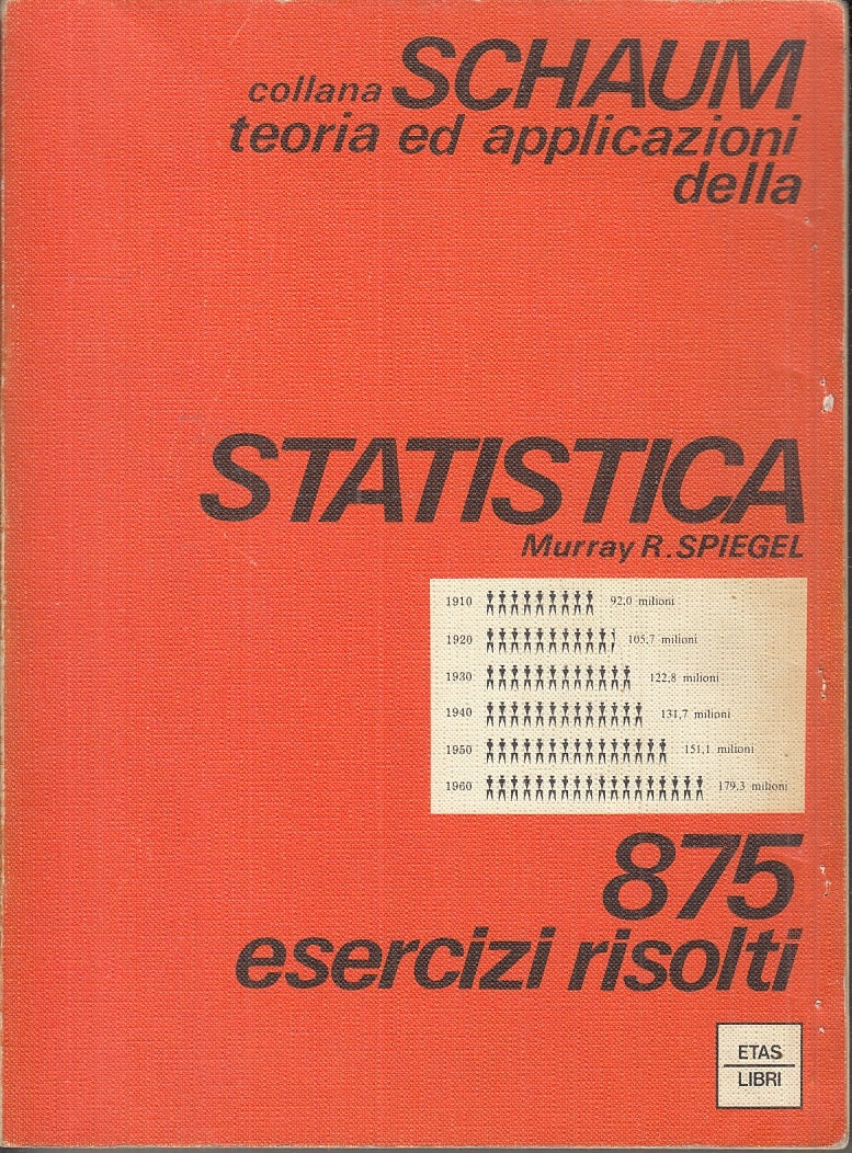 LZ- TEORIA APPLICAZIONI DELLA STATISTICA- SPIEGEL- ETAS- SCHAUM-- 1976- B- XFS36