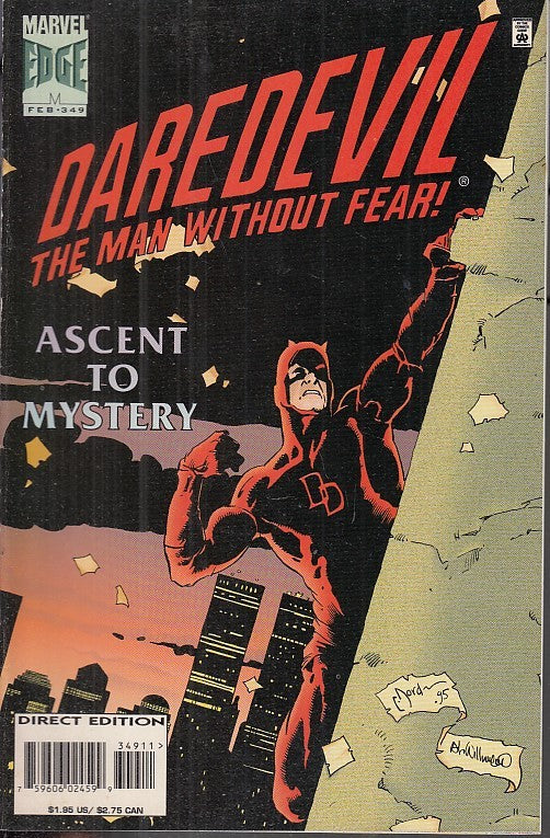 FL- DAREDEVIL N.349 THE MAN WITHOUT FEAR -- MARVEL COMICS USA - 1996 - S - NQX