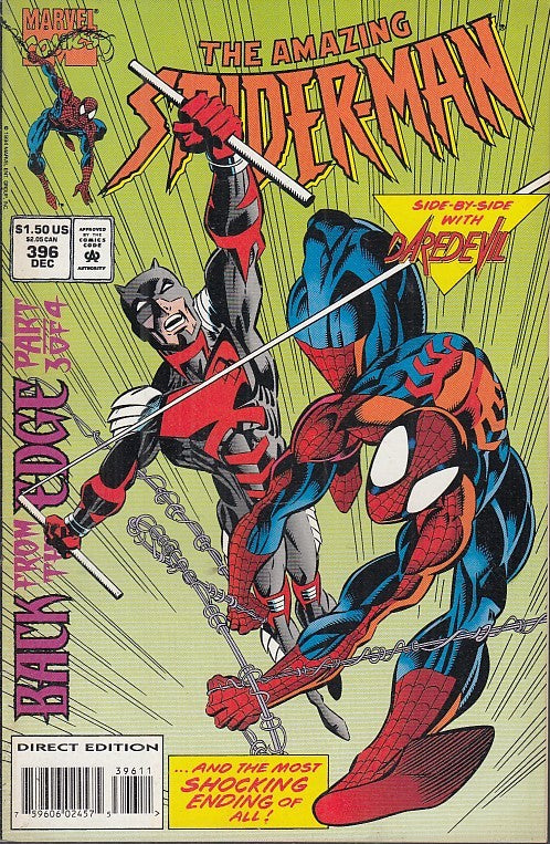 FL- THE AMAZING SPIDER-MAN N.396 -- MARVEL COMICS USA - 1994 - S - PQX