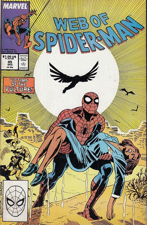 FL- WEB OF SPIDER-MAN N.45 -- MARVEL COMICS USA - 1988- S- PRX