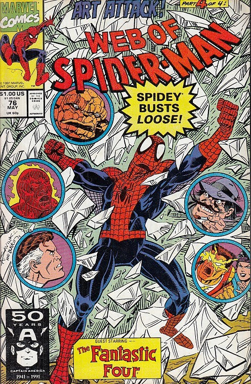 FL- WEB OF SPIDER-MAN N.76 -- MARVEL COMICS USA - 1991 - S - PRX