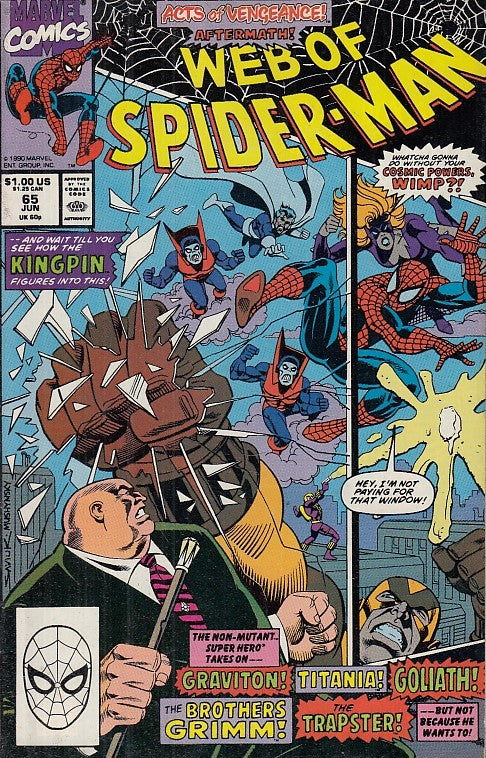 FL- WEB OF SPIDER-MAN N.65 -- MARVEL COMICS USA - 1990 - S - PRX