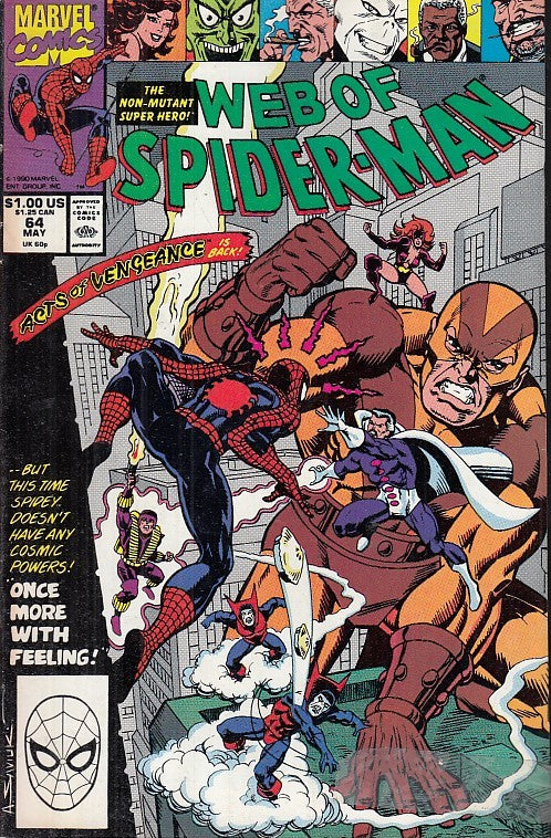 FL- WEB OF SPIDER-MAN N.64 -- MARVEL COMICS USA - 1990 - S - PRX