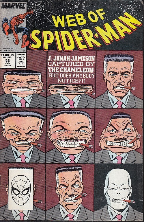 FL- WEB OF SPIDER-MAN N.52 -- MARVEL COMICS USA - 1989 - S - PRX