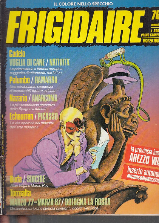 FR- RIVISTA FRIGIDAIRE N.76 -- PRIMO CARNERA - 1987 - S - PRX