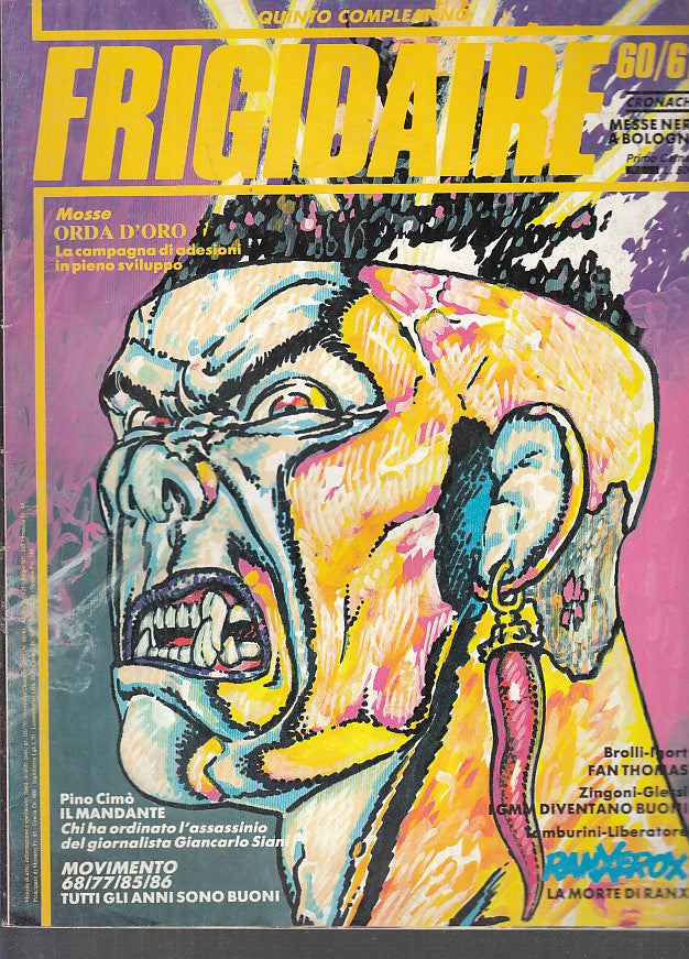 FR- RIVISTA FRIGIDAIRE 60/61 -- PRIMO CARNERA - 1985 - S - PRX
