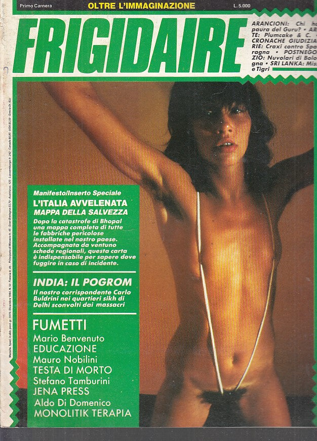 FR- RIVISTA FRIGIDAIRE N.50 -- PRIMO CARNERA - 1984 - S - PRX