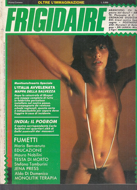 FR- RIVISTA FRIGIDAIRE N.50 -- PRIMO CARNERA - 1984 - S - PRX