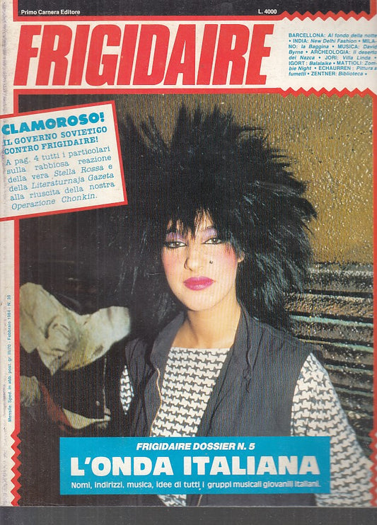 FR- RIVISTA FRIGIDAIRE N.39 -- PRIMO CARNERA - 1984 - S - PRX