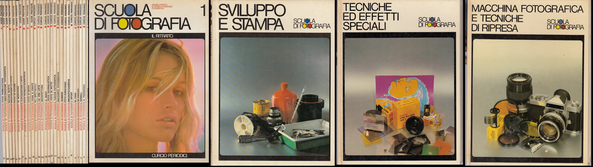 LZ- SCUOLA DI FOTOGRAFIA 1/27 SVILUPPO STAMPA TECNICHE -- CURCIO--- 1979- B- YFS