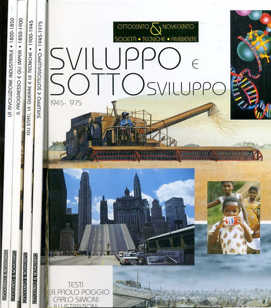 LZ- OTTOCENTO & NOVECENTO TECNICHE AMBIENTE 4 VOL.-- JACA BOOK--- 2002- C-YFS680