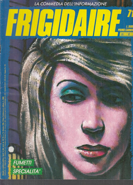 FR- RIVISTA FRIGIDAIRE N.71 -- PRIMO CARNERA - 1986 - S - PRX